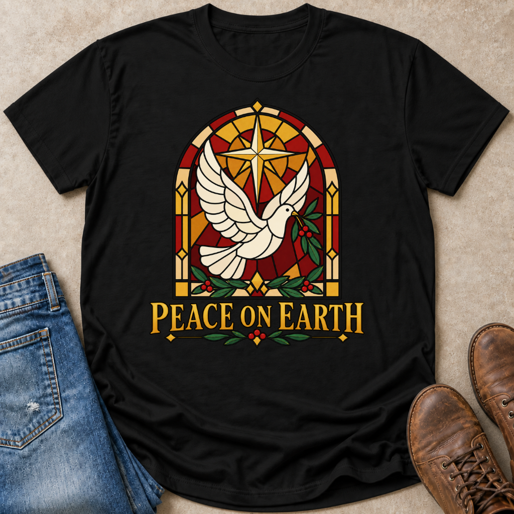 Stained Glass Dove T-Shirt