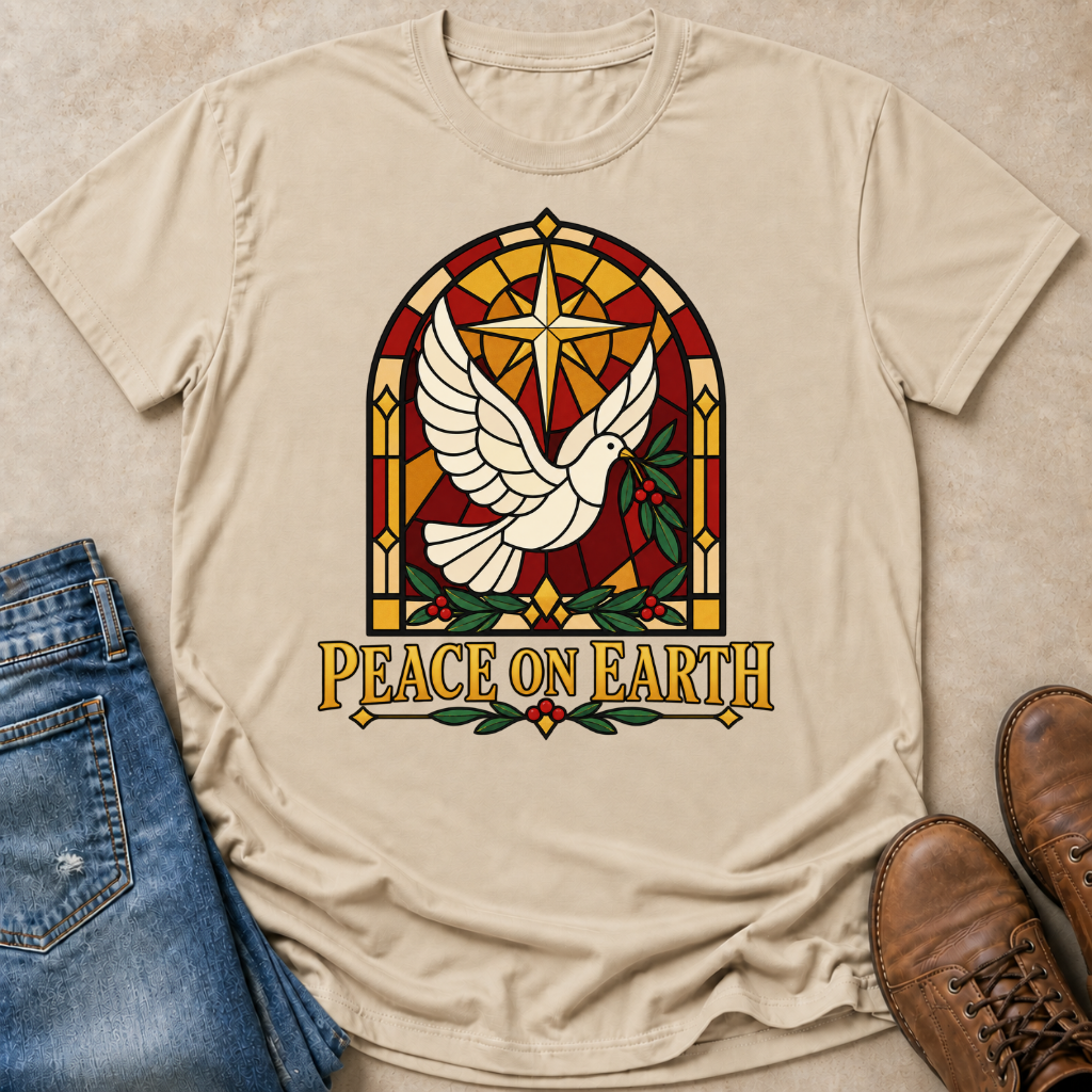 Stained Glass Dove T-Shirt