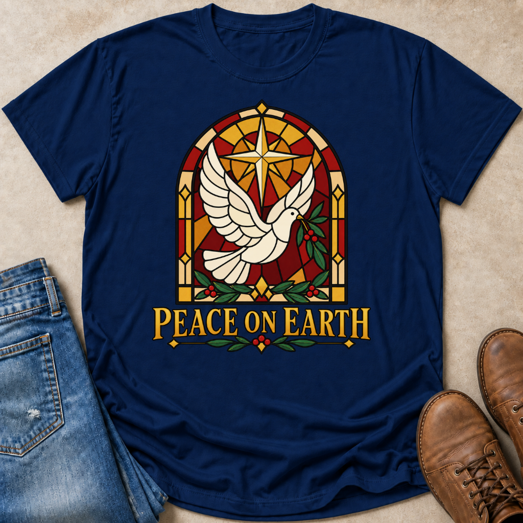 Stained Glass Dove T-Shirt