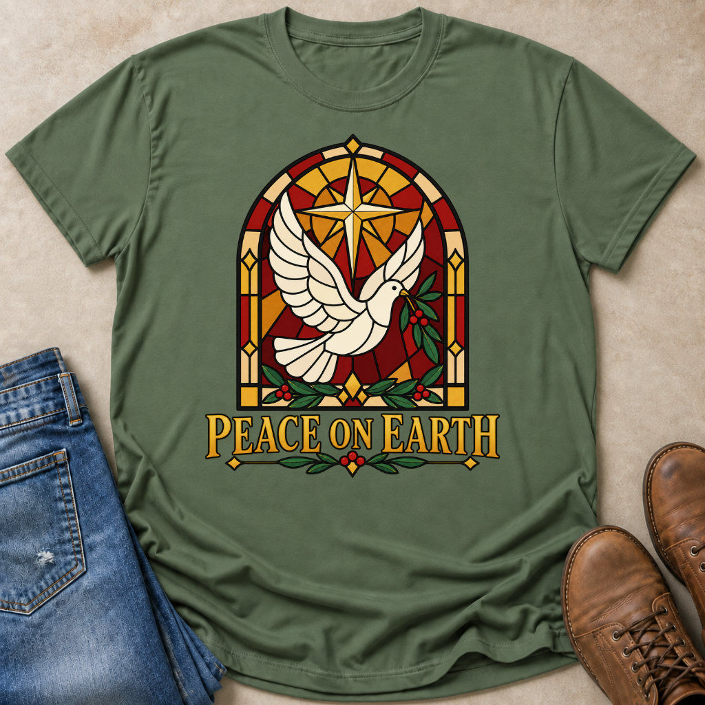 Stained Glass Dove T-Shirt
