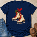 Vintage Christmas Skates T-Shirt